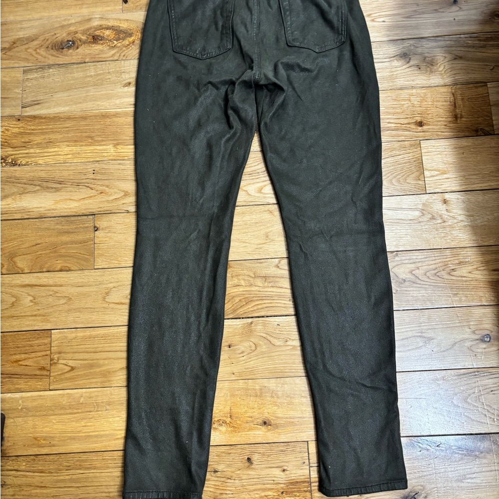 7 For All Mankind Olive Green Jeans - Picture 2 of 5